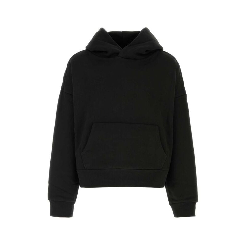 Entire Studios Men Black Cotton Oversize Sweatshirt
